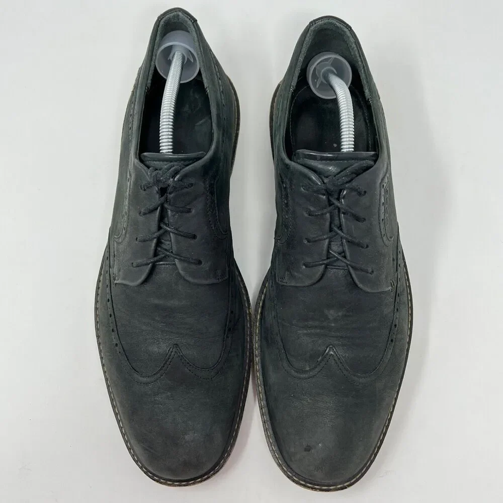 ECCO Contoured Oxford Tie 632164-02001 COMFORT SHOES Men's Sz. 10.5US 44EU